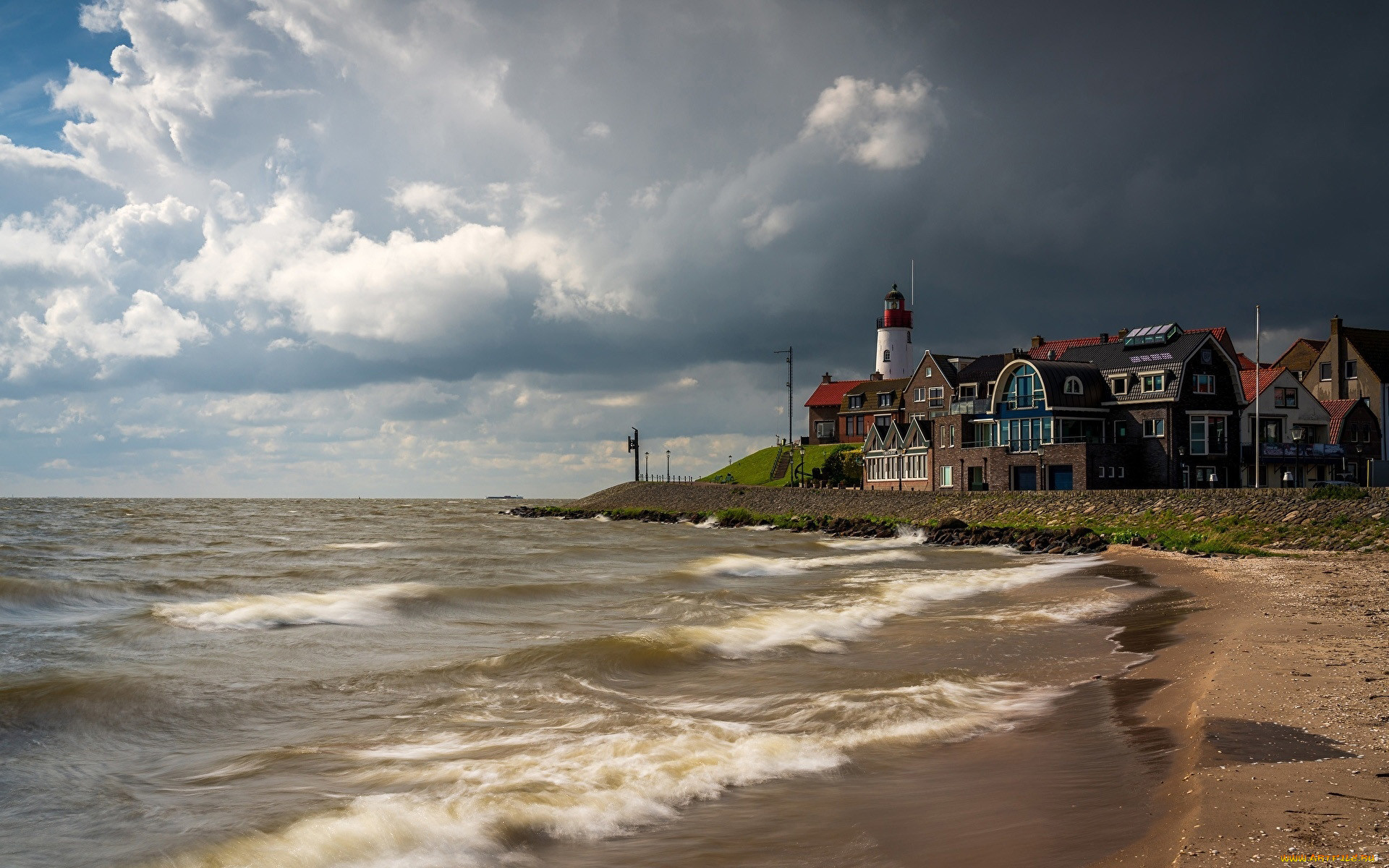 lake ijsselmeer, urk, holland, , , lake, ijsselmeer